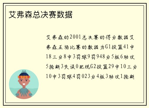 艾弗森总决赛数据